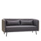 Nancy's Bataly Sofa - Modern - Black, Grey - Birch Wood, Iron, Plywood, Polyester (100%) - 70.86 cm x 29.13 cm x 29.92 cm